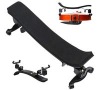 HoveeLuty Reposamuñecas para violín de tamaño 4/4 y 3/con reposamuñecas plegable para violín con pies ajustables en altura, cómoda almohadilla de espuma para barbilla para niños y adultos