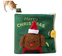 HoveeLuty Tapete olfateador para Perros, Divertido tapete olfateador con Forma de Libro, Juguete Interactivo con chirrido para una alimentación Lenta, tapetes olfateadores para Perros, t