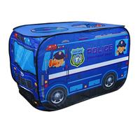 HoveeLuty Tienda de campaña Plegable para niños, de Tela Oxford, con Forma de Coche de policía y 3 Aberturas, 112 x 66 x 76 cm, Ideal para Jugar, Ideal como casa de Juegos para niños pequeños, y niña