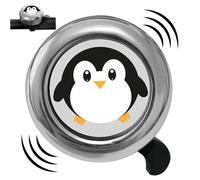 HoveeLuty Timbre de Bicicleta para niños, diseño de pingüino de Dibujos Animados, de aleación de Aluminio, con Sonido Alto y Claro, para niños pequeños, Accesorios de Bicicleta para