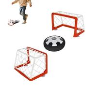 Hover Football - Electric Floating Soccer Disc Toy | Battery Powered Air Cushion Game Safe Foam Edge Design Smooth Glide for Indoor Interactive, Home, Desk, Entertainment, Relaxation