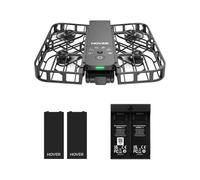 HOVERAir X1 Dron con Cámara, Drone de Bolsillo con Video HDR, Combo Plus | Despegue de la Palma, Rutas de Vuelo Inteligentes, Modo Sígueme, Mini Dron con Control Manos Libres, Negro