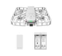 HOVERAir X1 Dron con Cámara, Drone de Bolsillo con Video HDR, Despegue de la Palma, Rutas de Vuelo Inteligentes, Modo Sígueme, Mini Dron con Control Manos Libres, Blanco (Combo)