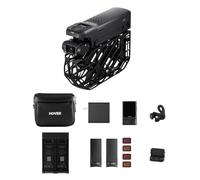 HOVERAir X1 PRO Dron con Camara, 192g Cámara Deportiva 4K Plegable con 15 Modos Automáticos, Seguimiento 42 km/h, Vuelo OmniTerrain, Detección de Colisiones, Autónomo para Deportes (Combo de Ciclismo)