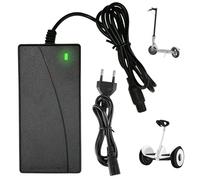 Hoverboard Cable de carga, cable de carga, Hoverboard, 3 pines, 42 V, 2 A, cargador de batería para scooter eléctrico, adaptador de fuente de alimentación para scooter eléctrico autoequilibrado