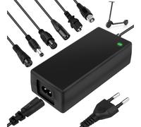 Hoverboard Cable de Carga para e-Scooter, 42V 2A Cargador Cable de Carga con 6 Conexiones para Scooter eléctrico, Adaptador de Corriente para Equilibrio eléctrico, Enchufe de la UE