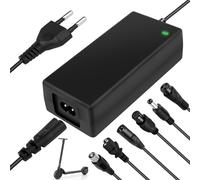 Hoverboard Cable de Carga para e-Scooter, 42V 2A Cargador Cable de Carga con 6 Conexiones para Scooter eléctrico, Adaptador de Corriente para Equilibrio eléctrico, Enchufe de la UE