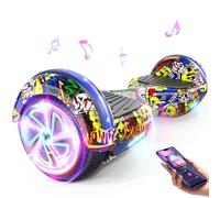 Hoverboard, hoverboards todoterreno con Bluetooth y ruedas de equilibrio inteligentes con luces LED