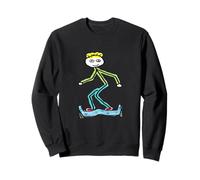 Hoverboard Stickman Sudadera