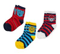 HOVUK Calcetines de la Patrulla Canina, 3 pares, calcetines para niños pequeños, calcetines de algodón, calcetines para bebés, talla de zapato del Reino Unido (3-5.5) 6-18 meses, (6-8.5) 1-4 años,