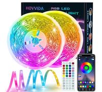 HOVVIDA Tira LED 30M, 30 LED/Metro, 2x15M, 24V RGB Luces, 900 LED, APP y Mando a distancia, Modo de Música, LED para Habitación, Sala, Cocina, Dormitorio, Bar, Fiesta
