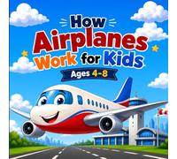 How Airplanes Work for Kids Ages 4-8: Fun and Simple Airplane Science Book, Learn About Wings, Engines, Pilots, Airports, and How Airplanes Fly (Little Engineers Series)