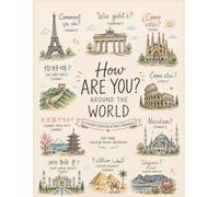 How Are You? Around the World: A Friendly Question in Many Languages | 100-Page College Ruled Notebook