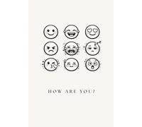 How Are You? Check-In Notebook: Emoji Cover | Grid Paper | 80 Sheets | Get Some Rest