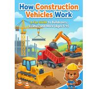 How Construction Vehicles Work: A Fun Guide to Bulldozers, Cranes, and More (Ages 5-9) (How Things Work - Poster-Style Learning Books for Kids)