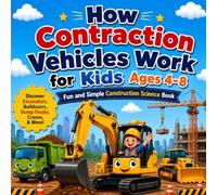 How Construction Vehicles Work for Kids Ages 4-8: A Fun Guide to Excavators, Bulldozers, Dump Trucks, Cranes, Loaders, Cement Mixers, and Road Rollers (Little Engineers Series)