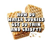How Do Wafer Cookies Get So Thin and Crispy?