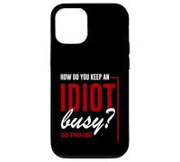 How Do You Keep An Idiot Busy See Other Side Carcasa para iPhone 12/12 Pro