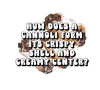 How Does a Cannoli Form Its Crispy Shell and Creamy Center?