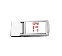 How Expression Morse Code Points Lines - Cartera de bolsillo delgada con clip para dinero de acero inoxidable