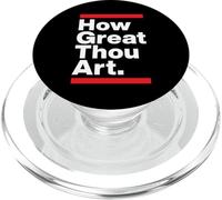 How Great Thou Art Himn Church Christian Coro Director PopSockets PopGrip para MagSafe