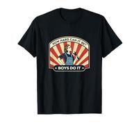 How Hard Can It Boys Do It, gráfico retro feminista Camiseta