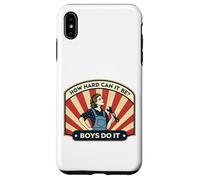 How Hard Can It Boys Do It, gráfico retro feminista Carcasa para iPhone XS Max