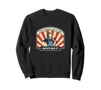 How Hard Can It Boys Do It, gráfico retro feminista Sudadera