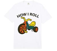 How I Roll Bigwheel Comfort Colors Adult Heavyweight T-Shirt