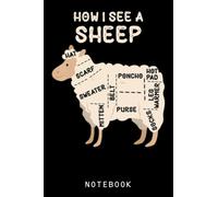 How I See A Sheep Funny Sheep Lover Yarn Wool Knitting Gift Journal Notebook: Cute Sheep-Themed, Sheep Lover Notebook Gift, sheep gifts for women, sheep gifts for kids, sheep birthday gift