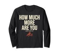 How Much More Are You Luke Christian Raven Bible Verse Manga Larga