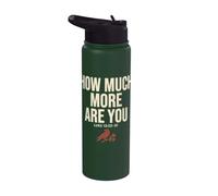 How Much More Are You Luke Christian Raven Bible Verse Stainless Steel Insulated Water Bottle