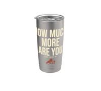 How Much More Are You Luke Christian Raven Bible Verse Vaso térmico de acero inoxidable de doble pared