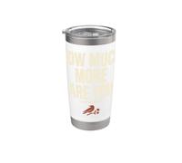 How Much More Are You Luke Christian Raven Bible Verse Vaso térmico de acero inoxidable de doble pared