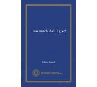 How much shall I give?