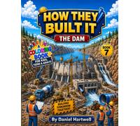 How They Built It: The Dam: A Step-by-Step Construction Coloring Book for Kids, Teens & Adults