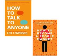 How to Become a People Magnet By Mark Reklau, How to Talk to Anyone By Leil Lowndes 2 Books Collection Set
