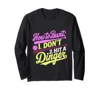 How To Bunt Don't Hit A Dinger Práctica de béisbol |- Manga Larga