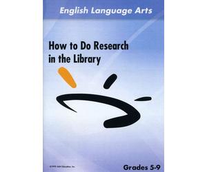 How to Do Research in the Library [USA] [DVD]