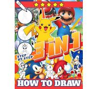 How To Draw 3 In 1 Characters: Step By Step Learn To Draw Tutorials For Kids Ages 4-8 8-12 | Activity Book For Kids Ages 4-8 8-12, beginners & Adults