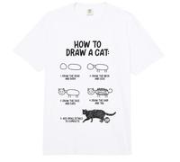 How To Draw A Cat Comfort Colors Adult Heavyweight T-Shirt