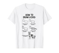 How To Draw A Dog Camiseta