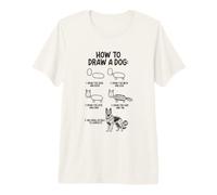 How To Draw A Dog Camiseta Premium