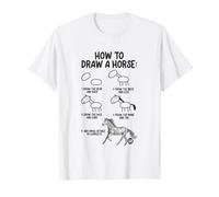 How To Draw A Horse Camiseta