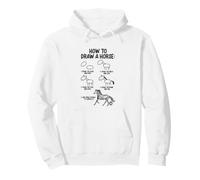 How To Draw A Horse Sudadera con Capucha