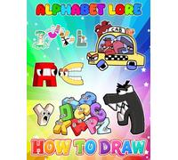 How To Draw Alpha-bet: Easy Drawing Cute Kawaii Animals Book for Fan Teens Girls Boys Kids Students