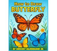 How to Draw Butterfly (Toddler eBooks using 4 Easy Drawing Steps)
