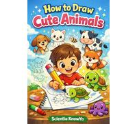 How to Draw Cute Animals: A Fun & Easy Step-by-Step Drawing and Coloring Book for Kids Featuring Pets, Farm Animals, Forest Animals, Birds, Sea ... World Works - The Curious Minds Collection)