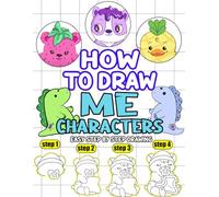 How to Draw: Easy and Step by Step Drawing Adorable Kawaii Mo-riah's Animals Book for Beginners Teens Kids Children Boys Girls Ages 4-8 8-12