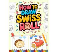 How to Draw Swiss Roll Using Grid: 30 Fun and Easy Swiss Roll | Grid Drawing Method for Kids 5-10, Adutls and Beginners